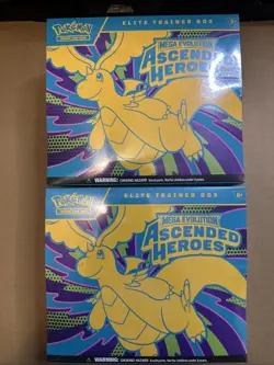 Pokemon TCG Ascended Heroes Elite Trainer Box ETB NEW SEALED LOT OF 2 - Image 1
