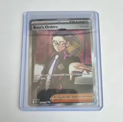 Pokemon TCG Boss's Orders Corbeau ASC 256/217 Holo Full Art Ultra Rare - Image 1