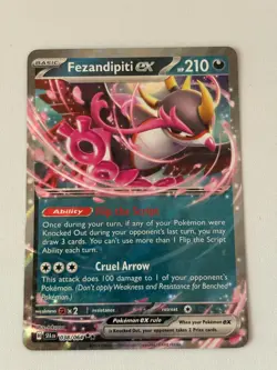 Pokemon TCG: Fezandipiti ex 038/064 Double Rare -- Sv: Shrouded Fable - Image 1