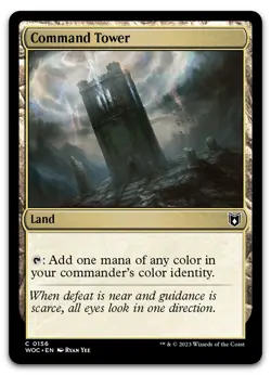 Command Tower #156 (NM) Wilds of Eldraine WOC Magic MTG - Image 1