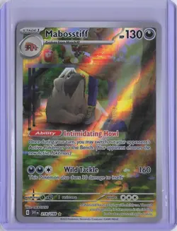 Mabosstiff 218/198 Illustration Rare Scarlet & Violet Pokemon Near Mint - Image 1