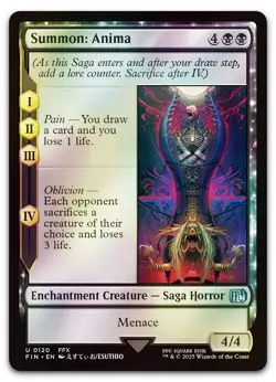 Summon: Anima #120 (Foil) (NM) Final Fantasy FIN Magic MTG - Image 1