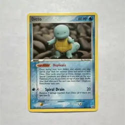 Pokemon Ditto EX Delta Species Rare Squirtle 64/113 NM - Image 1