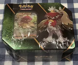 Pokemon TCG Divergent Power Hisuian Decidueye V Tin NEW FACTORY SEALED - Image 1