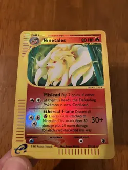Ninetales 57/165 Pokemon Expedition Reverse Holo Rare NM - Image 3