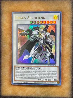Yugioh Chaos Archfiend PHHY-EN039 Ultra Rare 1st Ed NM - Image 1