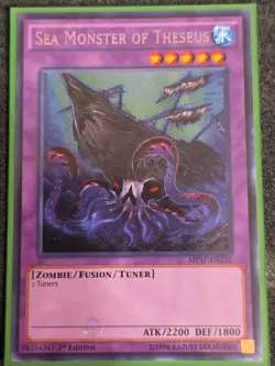 Yugioh Sea Monster of Theseus MP17-EN231 Secret Rare 1st Ed NM - Image 1