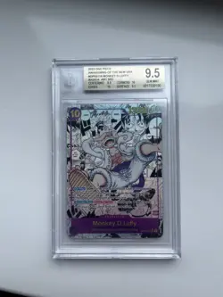 Op05 Luffy Manga BGS 9.5 One Piece Card English Awakening of New Era Perfect Sub - Image 1