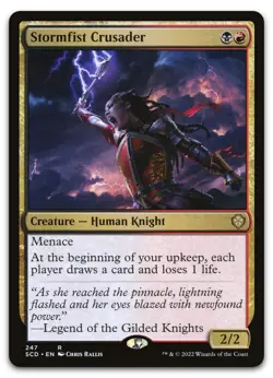 Stormfist Crusader #247 (NM) Starter Commander SCD Magic MTG - Image 1