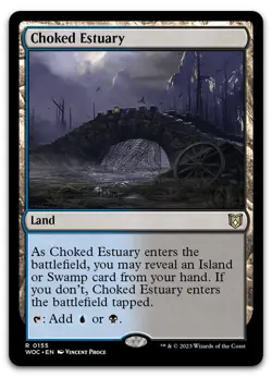 Choked Estuary #155 (NM) Wilds of Eldraine WOC Magic MTG - Image 1