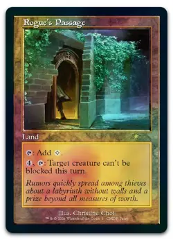Rogue's Passage (Retro Frame) #1 (Foil) (NM) WPN & Gateway Promos WPN Magic MTG - Image 1