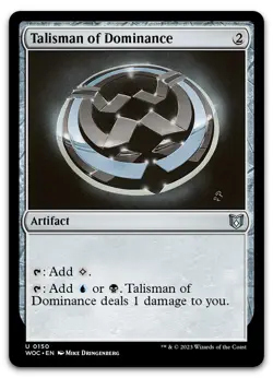 Talisman of Dominance #150 (NM) Wilds of Eldraine WOC Magic MTG - Image 1