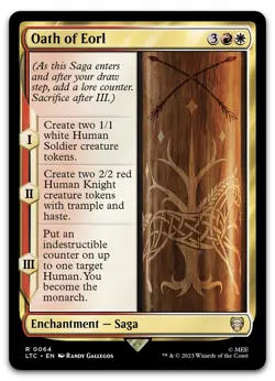 Oath of Eorl #64 (NM) Lord of the Rings LTC Magic MTG - Image 1