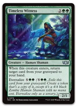 Timeless Witness #274 (NM) Tarkir Dragonstorm TDC Magic MTG - Image 1