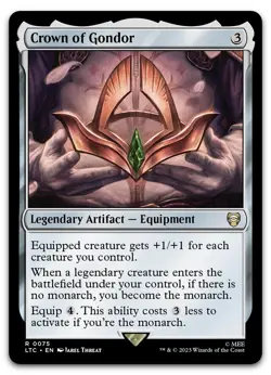 Crown of Gondor #75 (NM) Lord of the Rings LTC Magic MTG - Image 1