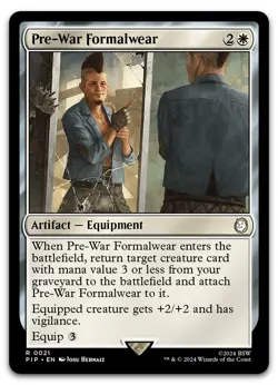 Pre-War Formalwear #21 (LP) Fallout PIP Magic MTG - Image 1