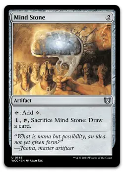 Mind Stone #148 (LP) Wilds of Eldraine WOC Magic MTG - Image 1