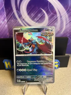 Pokemon TCG Roaring Moon Poke Ball Pattern 065/131 Prismatic Evolutions Rare - Image 1