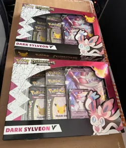 Pokemon TCG Dark Sylveon V Celebrations Box 2021 New & Sealed X2 Set Of 2 - Image 1
