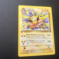Pokemon Cards: 1st Edition Jungle Rare: Jolteon 20/64 NM/MT - Image 4