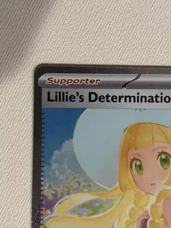 Lillie's Determination SIR 184/132 SIR Special Illustration Rare Pokemon IN HAND - Image 3