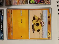 4 Pokemon Great Tusk 055/131 Hippotas 052/131 Weezing 093/159 & Rocket's Murkrow - Image 3