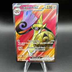Pokemon Aegislash ex Ultra Rare SV04: Paradox Rift 230/182 NM - Image 1