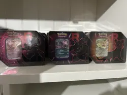Pokemon Team Rocket Tins- 3 Pack - Image 1