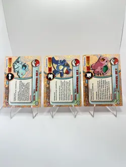 Pokemon Tcg Vintage Topps 1999 Nidorina Nidoqueen Nidoran Non Holo Evolution Set - Image 2