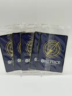 5x One Piece Monkey.D.Luffy ST10-006 Treasure Booster Promo | 5 SEALED COPIES - Image 2