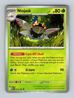 Pokemon TCG - Mega Evolution (MEG EN) Ninjask - #017/132 - Image 1