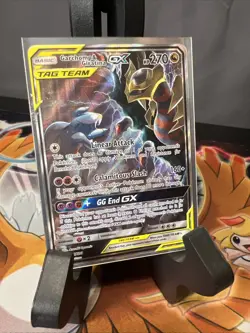 Pokemon TCG Garchomp & Giratina GX SM193 Sun & Moon Promo Card Near Mint NM - Image 1