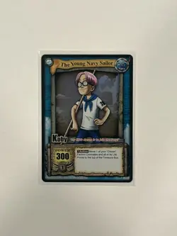Bandai One Piece CCG Card Koby The Young Navy Sailor Holo The Quest Begins 2005 - Image 1