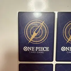 One Piece Card Wanted Card Complete set of 4 cards OP03 Pillars of Strength JP - Image 2