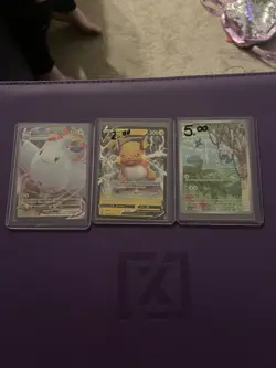 Pokemon TCG Card Lot - Togekiss VMAX & Raichu V Crown Zenith Holo 3 English - Image 1