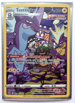 Toxtricity GG09/GG70 Pokemon Card Crown Zenith: Galarian Gallery Holo Rare Mint - Image 1
