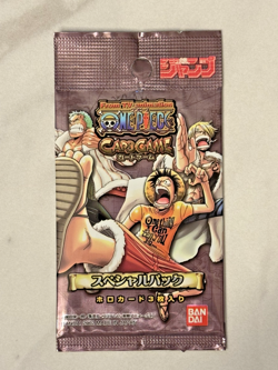 2002 Bandai One Piece Card Game Jump Special Pack Luffy Zoro Sanji Sealed - Image 1