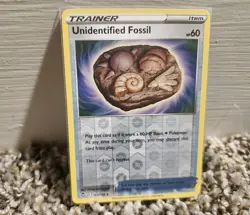 UNIDENTIFIED FOSSIL 2022 Pokemon Silver Tempest REVERSE HOLO Uncommon 165/195 - Image 1
