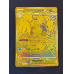 Mega Dragonite EX 295/217 Full Art Holo 370 HP Pokemon TCG Card English - Image 1