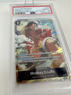 One Piece Monkey.D.Luffy Premium Card Collection Vol. 3 - PSA 10 2025 #075 - Image 2