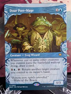 [NM] -Showcase- Dour Port-Mage | MTG Bloomburrow | Pack Fresh - Image 1
