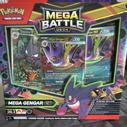 Pokemon TCG Mega Battle Deck Mega Gengar EX 60 Cards Sealed Ready-to-Play - Image 1