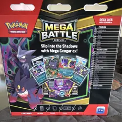 Pokemon TCG Mega Battle Deck Mega Gengar EX 60 Cards Sealed Ready-to-Play - Image 2
