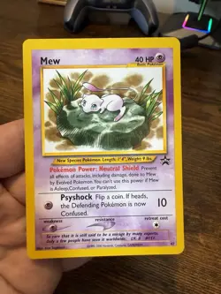 Pokemon Mew Black Star Promo 47 WOTC VLP/NM - Image 1