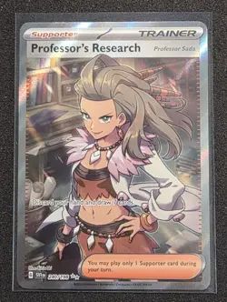 Professor's Research 240/198 Ultra Rare Pokemon 2023 Scarlet Violet NM - Image 1