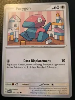 Porygon 142/182 Common Scarlet & Violet: Paradox Rift Pokemon TCG - Image 1