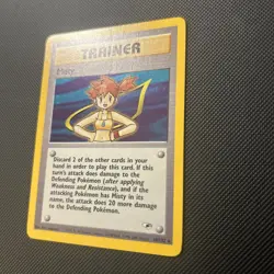 Pokemon TCG Gym Heroes Unlimited 18/132 Misty Holo Rare NM/MT - Image 2