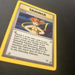Pokemon TCG Gym Heroes Unlimited 18/132 Misty Holo Rare NM/MT - Image 4
