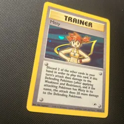 Pokemon TCG Gym Heroes Unlimited 18/132 Misty Holo Rare NM/MT - Image 5