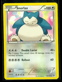 Pokemon SNORLAX 109/149 Boundaries Crossed - - NEAR MINT/MINT - Image 1